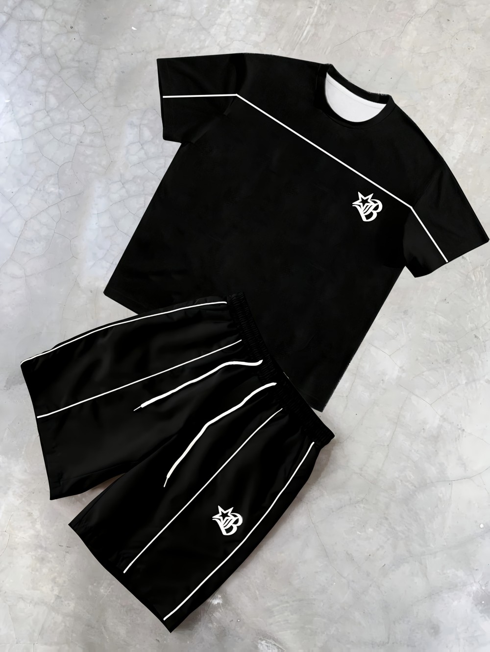 Fear Of God Essential - Erkek Yazlık Minimalist Çizgili Harf Baskılı